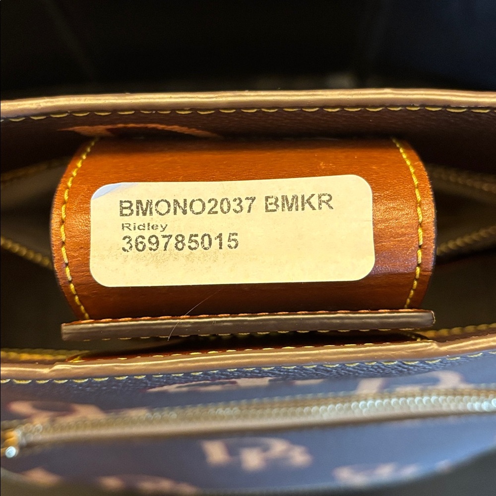 Dooney & Bourke Monogram Brown Tomorrow Ridley Crossbody Bag - Picture 3 of 5
